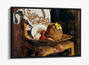 JUG AND FRUITS, ALEXANDER ROTHAUG- FLOAT EFFECT FRAMED CANVAS ART PRINT - Picture 1 of 12