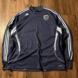 Adidas Sporting Kansas City Langarm Pullover Fußball ClimaLite 2XL - Bild 1 von 6
