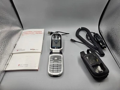 LG VX8360 - Blue & Black ( Verizon ) Cellular Flip Phone W/ Extras - Image 1 of 4
