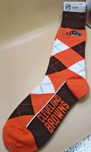 NEW Cleveland Browns NFL Football Dress Socks One Size Fits Most  - Picture 1 of 6