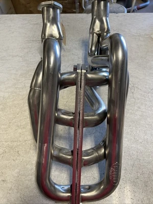 Cabezales Doug's D623-SS, se adapta a 48-77 Ford MII SBF tubo largo 304 acero inoxidable Foto 1 de 4