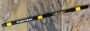 Vintage Harrow Stress Flex Shaft Lacrosse 30.25” Reversible Grip - Black Yellow - Picture 1 of 8