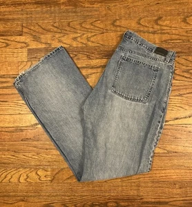 Vintage Levis SilverTab Jeans Mens 38x32 Blue Boot Cut Faded Indigo Denim Y2K - Picture 1 of 11