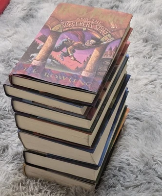 Harry Potter First American Edition Hardcover Full Set Books 1-7 - J.K. Rowling - Image 1 of 4
