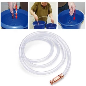 Jiggle Self Priming Syphon Hose Siphon Pump Fuel Transfer Safe Multi-Purpose♨ - Bild 1 von 18