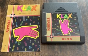 Nes Nintendo Klax by Tengen w/ Manual Polished Contacts Tested Guaranteed - Picture 1 of 1
