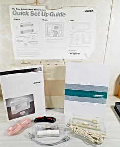 Sistema de música estéreo de onda acústica Bose AW-1 modelo reproductor de casete de cinta AM/FM - Imagen 1 de 15