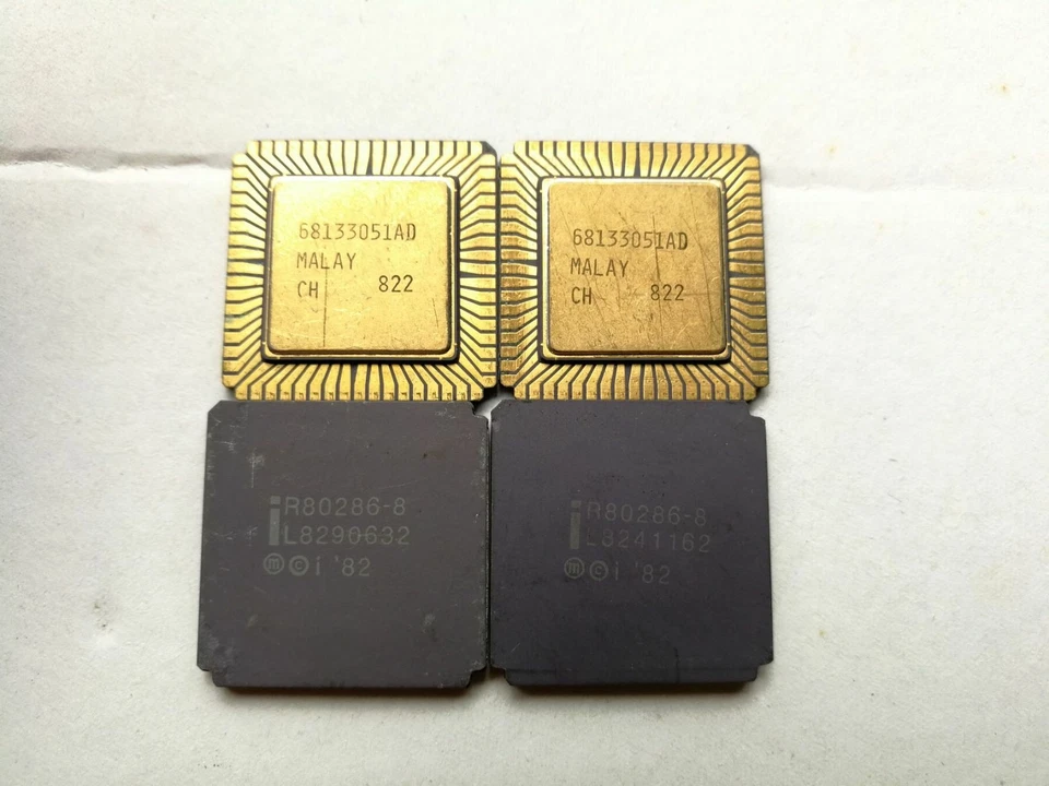Vintage R80286-8 R80286-8/S 16-BIT High-Performance Microprocessor x 1pc - Image 1 of 2