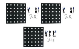 (3) Rockville STAGE MATRIX 36 RGB 6x6 Tri-Colored Matrix Blinder Lights DJ/Stage - Picture 1 of 12