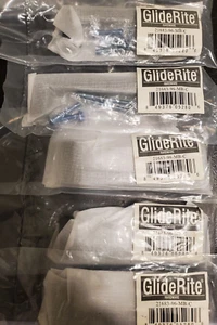 GlideRite 3-3/4" Square Slim Bar Pull Matte Black - 21683-96-MB-C LOTS of 5 NEW - Picture 1 of 8