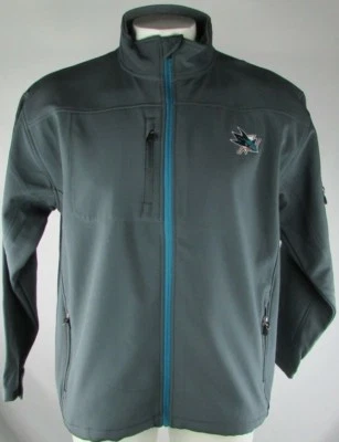San Jose Sharks NHLFull-Zip  Soft Shell Bonded Jacket Gray - Image 1 of 4