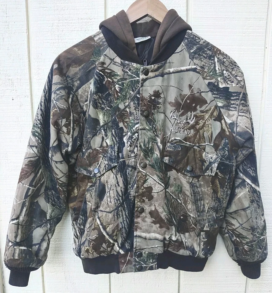 Red Head Camo Jacket Bone Dry Kanati  True Timber Hunting Youth Large Thermolite - Image 1 of 4