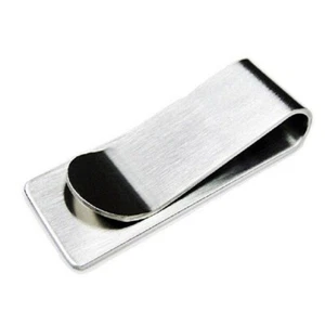 Stainless Steel Money Clip Gift Credit Card Holder Favour Pocket Holder Wallet - Picture 1 of 10