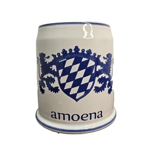 Amoena Bayrisch/Bayern Wappen Stein blau/weiß Vogt Keramik Rosenheim - Bild 1 von 7