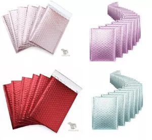 Mix Your Color 500 Matte Metallic Bubble Padded Envelopes Mailers #0 6x10 - Picture 1 of 12