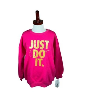 Nike Little Girls Shine Crewneck Sweatshirt  6X NWT - Picture 1 of 3
