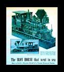 1863 Locomotive Diamond Stacker Iron Horse How-To build PLANS vintage 1946