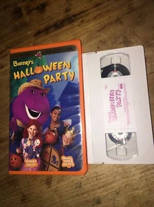 Barney - Barneys Halloween Party (VHS, 1998) Barney Vhs GUTER ZUSTAND - Bild 1 von 4
