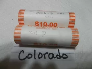 2006 Colorado P & D State quarter rolls mint rolls FREE SHIP! - Picture 1 of 3