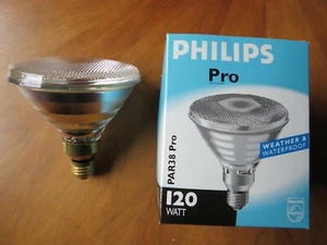 ECHT PHILIPS PRO CONCENTRA REFLEKTOR PAR38 120W FLOOD 30º E27 DIMMBAR WATERPROOF