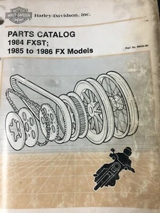  HARLEY-DAVIDSON  BIG TWIN  PARTS BOOK  FOR RESTORATION & REPAIRS GENUINE HDs  - Picture 1 of 7