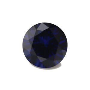 Sapphire 4mm Round Cut Dark blue  #34 AAA Beatiful Blue For Diy Jewelry