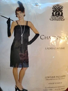 Women's Charleston Halloween Costume Dress Size 8-10 - Picture 1 of 5