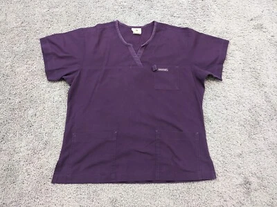 Blusa Médica Grande Médica Manga Corta Púrpura Peaches Uniforms Enfermera Mujer Foto 1 de 4