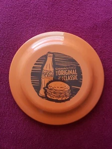 Coca Cola 9” Frisbee Schlotskys Advertisement Collectible Orange Coke Fast Food - Picture 1 of 3
