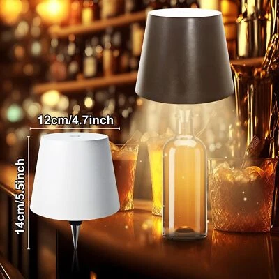 RGB LED Flaschenaufsatz Tisch-Lampe Dimmbar Flaschen-Leuchte Deko-Licht USB DE - Bild 1 von 4