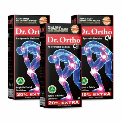 DR ORTHO 🇬🇧 120ml Dr.Ortho Oil x 3