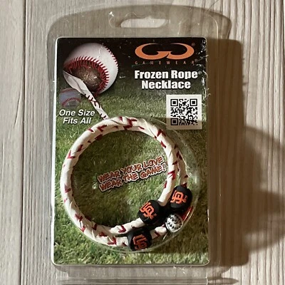 New Gamewear San Francisco Giants Leather Necklace Frozen Rope Classic Baseball - Image 1 of 3