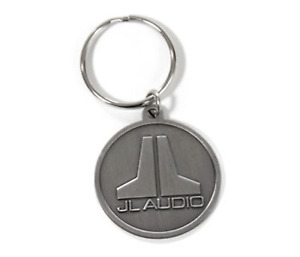 JL Audio Keychain, Cast Metal Disc with Round Badge Logo -memorabilia