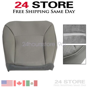 2000-2008 se adapta a la furgoneta Ford E150 E250 E350 2000-2008 cubierta de asiento perforada gris - Imagen 1 de 10