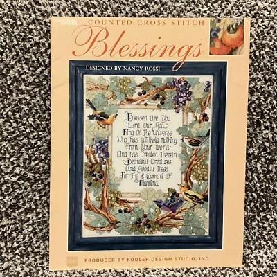 Blessings Nancy Rossi Cross Stitch Pattern Bless Thee Keep Thee Are You  - Image 1 of 4