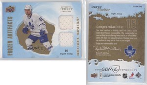 2008-09 Upper Deck Artifacts Frozen Jersey Dual Gold /75 Darcy Tucker #FAD-DT
