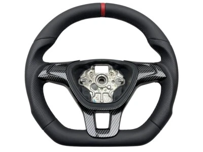 AUSTAUSCH Tuning Sport Lenkrad Lederlenkrad Vw T6 Transporter Abgeflacht - Bild 1 von 4