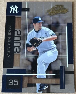 MIKE MUSSINA HOF 2003 PLAYOFF ABSOLUTE MEMORABILIA Card #90 NM-MT Condition - Image 1 of 2