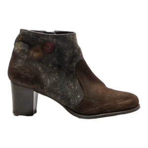 DESIGUAL Botines Cuero Marrón Mujer UK 5 - Imagen 1 de 6