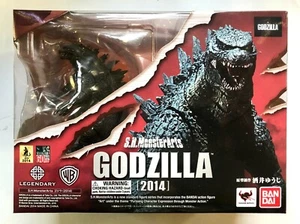 S.H.MonsterArts GODZILLA 2014 New In Box Toho Legendary Bandai Figure - Picture 1 of 12