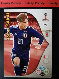 Gotoku Sakai 193 Japan Cartolina Panini Adrenalyn Foot World Cup Russia 2018 - Foto 1 di 1