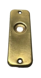 🏆 Antique Brass Back Plate Door Hardware 2 7/8” x 1 7/8” - Picture 1 of 6