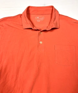 Peter Millar Polo Shirt Slmon Cotton Blend Strtch Golf Men's L Nice. - Picture 1 of 7