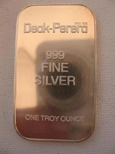1-OZ.999 SILVER RARE DECK PERERA MINT # 5585 DOLLAR CRASH INSURANCE+ GOLD - Picture 1 of 5
