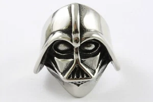 STAR WARS Darth Vader EDELSTAHL RING HELMET RING / 067 - Picture 1 of 4