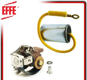 PUNTINE CONTATTI RUTTORE e CONDENSATORE VESPA 50 SPECIAL N L R S ORIGINALI EFFE - Imagen 1 de 3