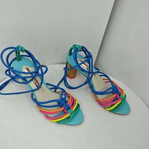 Sophia Webster Multicolor Neon Copacabana Sandaletten Absatz US 6 EU 36,5 - Bild 1 von 9