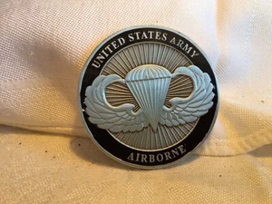 New Challenge Coin US Army Airborne, Back Airborne - Bild 1 von 2