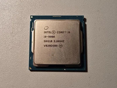 CPU Intel Core i9-9900 3,10 GHz 8 núcleos SRG18 16 hilos LGA 1151 Foto 1 de 2