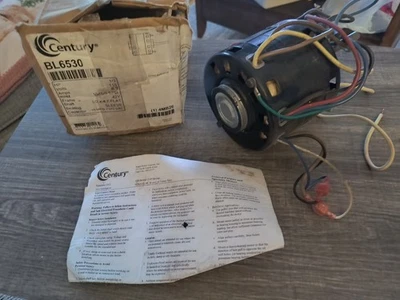 NEW Genuine OEM Century BL6530 1/3HP 115V 3 Speed Motor  - Image 1 of 4